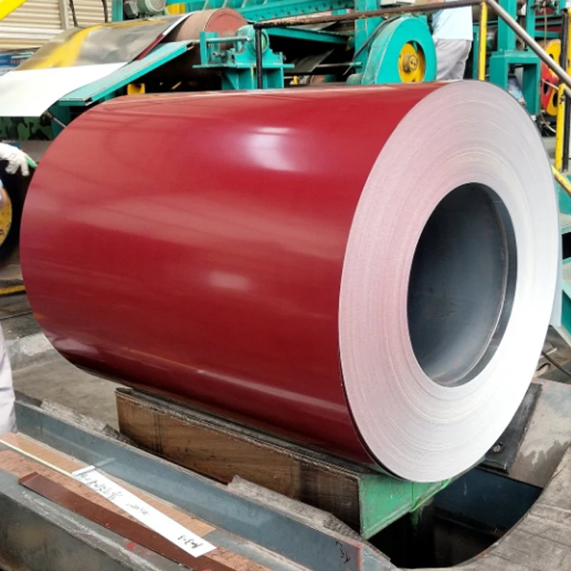Factory Supply Ral  Roll Galvanized Sheet Metal Coil Color PPGI Steel Coil Standard Width