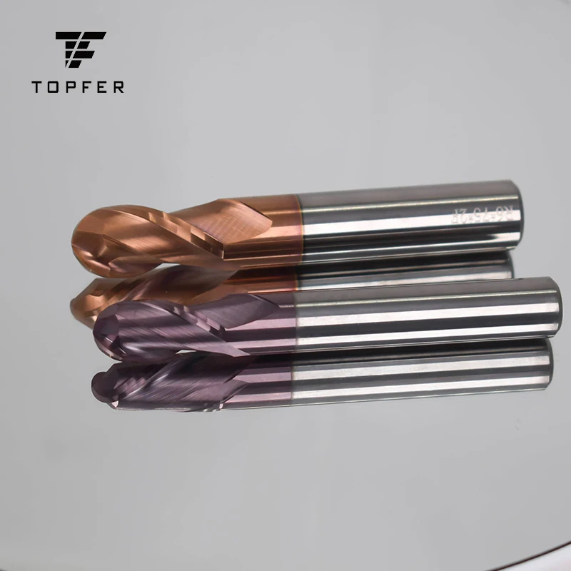 
55HRC Indexable Carbide Lathe Machine Wood Cutting Tools Ball Nose End Mill Used for Mechanical Workshop 