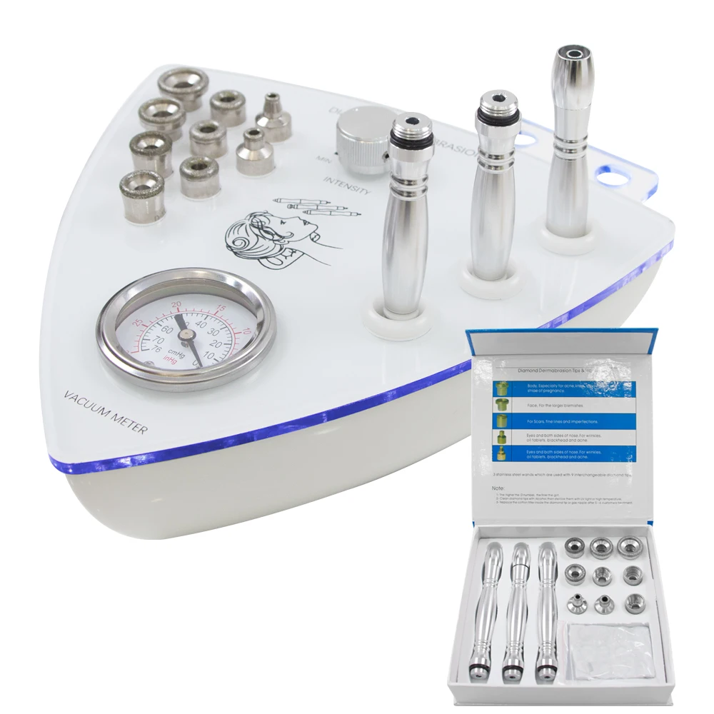 Professional Skin Whitening Microcrystal Dermabrasion Diamond Tip Facial Machine