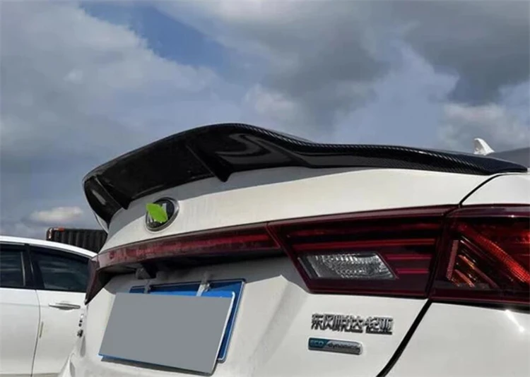 For KIA K3 spoiler 2019-2022 KIA Cerato Forte spoiler style R Car Rear Wing Color Rear Spoiler