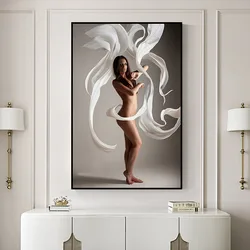 Modern bedroom decorative painting art figure hotel home beauty hanging painting living room sofa background painting