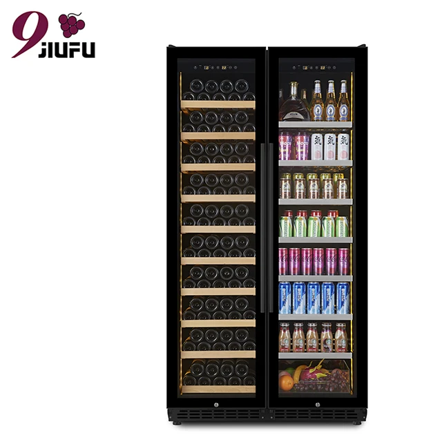 Display Champagne Fridge Touch Control Panel Wine And Beverage Coolers Wine Cooler Refrigerator