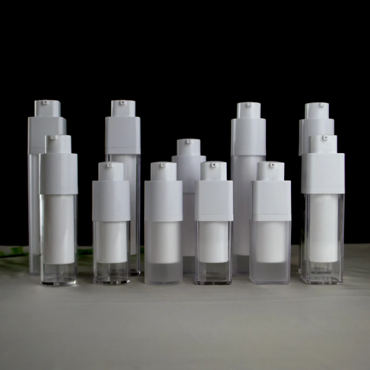 Tulip Tree wholesale custom plastic airless pump bottle gold resistant luxury airless pump bottle with pump