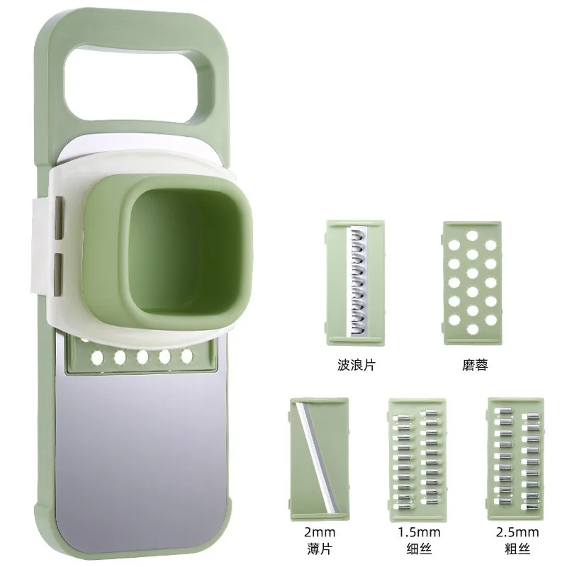 Kitchen  Stainless Steel Safe Multifunctional Manual Vegetable Slicer Cutter Potato Shredders Garlic Carrot Grater Chopper