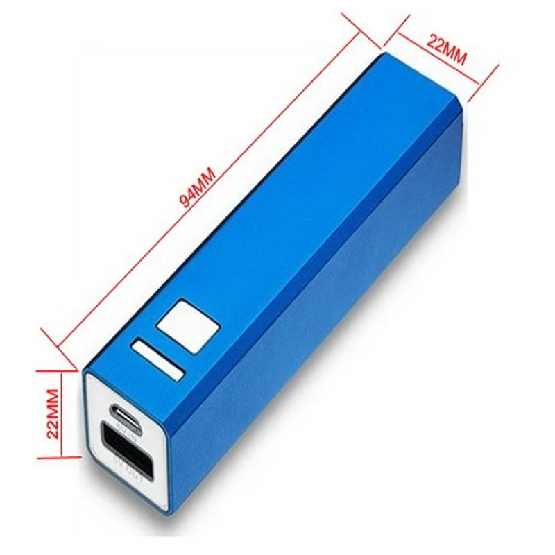 Hot selling China Ali Stock New Products Custom Power Bank Potable Cell Phone Charger Aluminium portable power bank