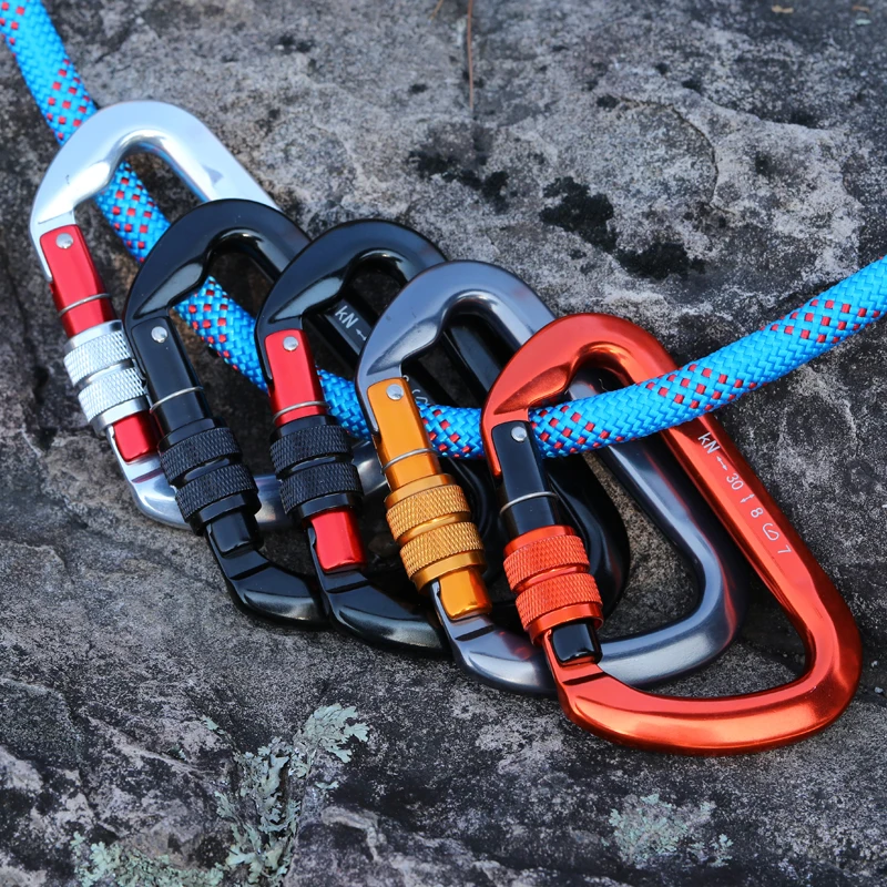 Wholesale New Aluminum Carabiner For climbing high strength 30KN hook