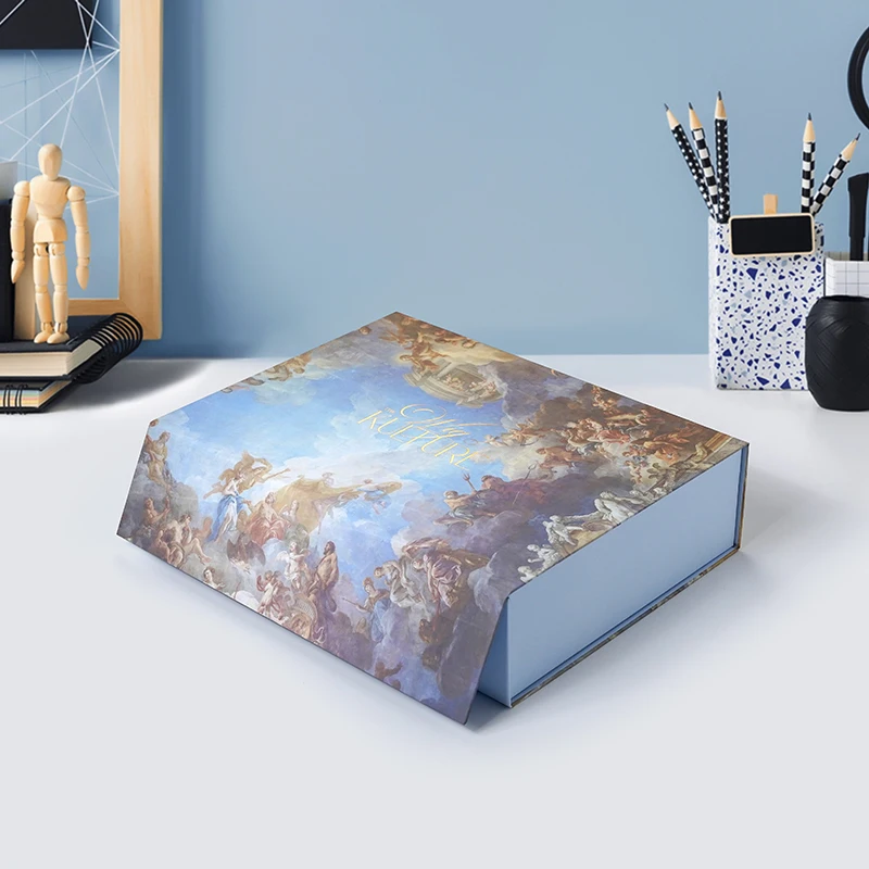 Custom Printing Logo Rigid Cardboard Fold Magnet Foldable Paper Folding Packaging Boxes Luxury Magnetic Gift Box