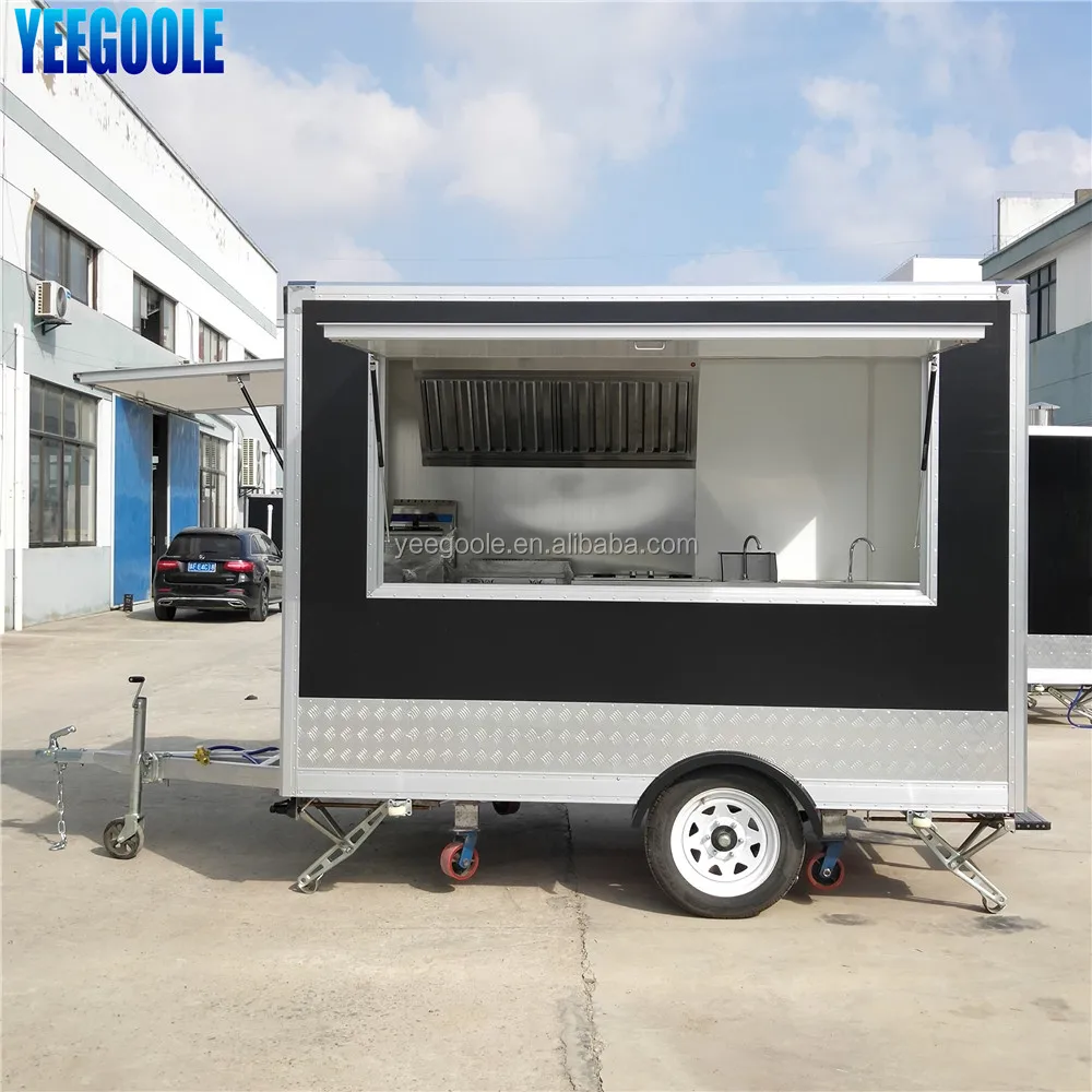 Food Vending Trailer Cars For Sale Mobile Restaurant Trailer fast Snack Trailer fast Food Carts Selling Food Truck CE