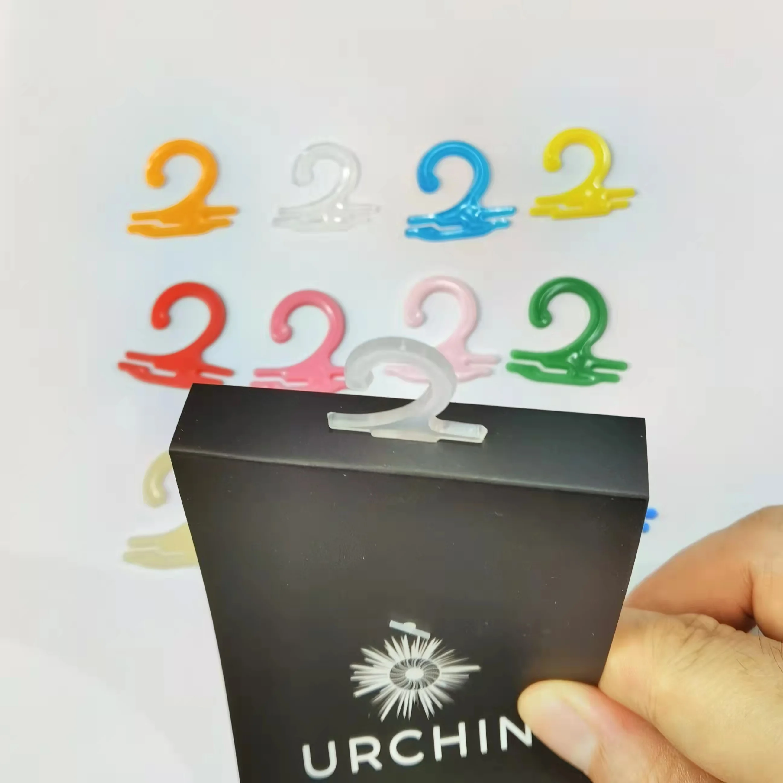 Wholesale multi - color socks glue hook, socks special hook, plastic hook