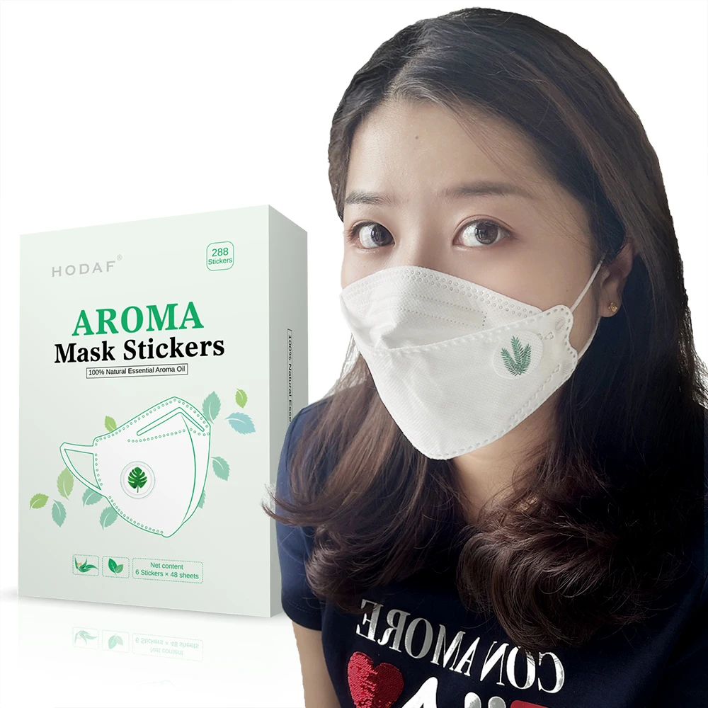 Natural Pure Aroma Essence Oil Customized Aroma Scented Face Mask Stickers Patch
