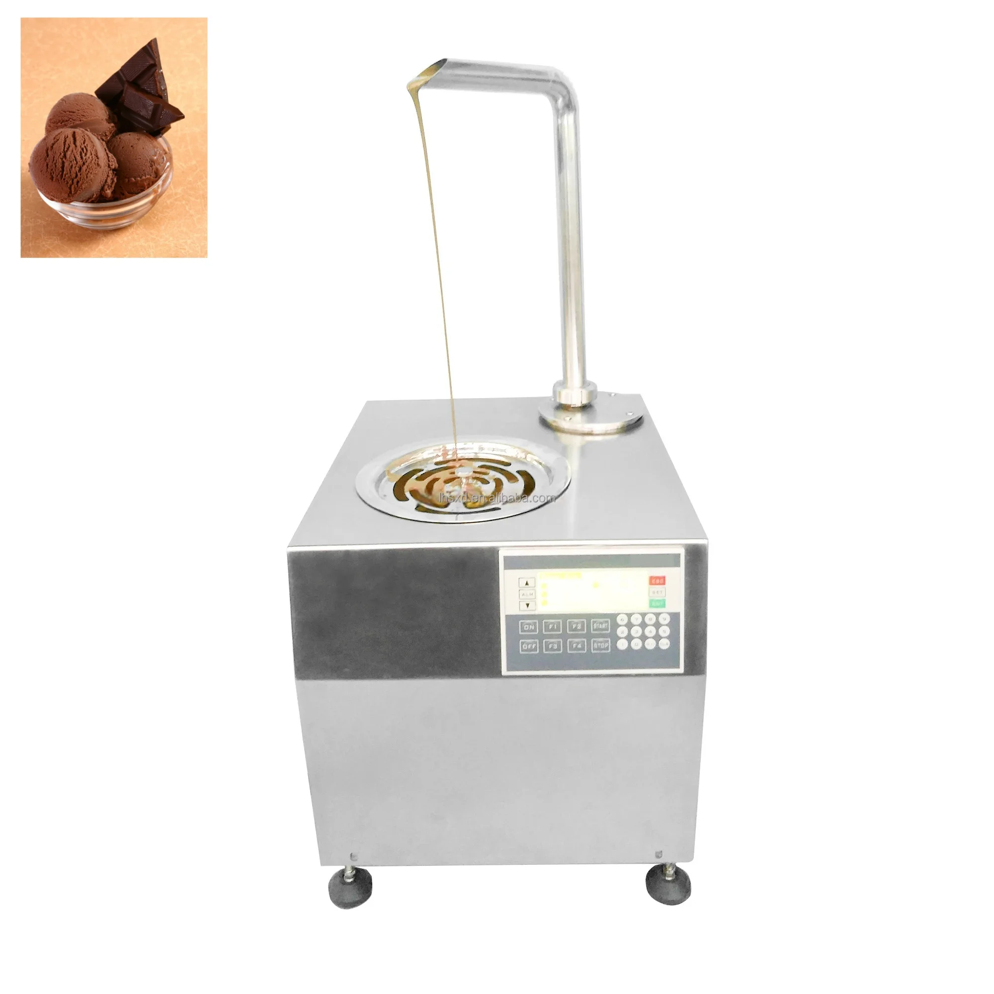 Automatic chocolate milk dispenser 5.5l chocolate tempering machine dispenser