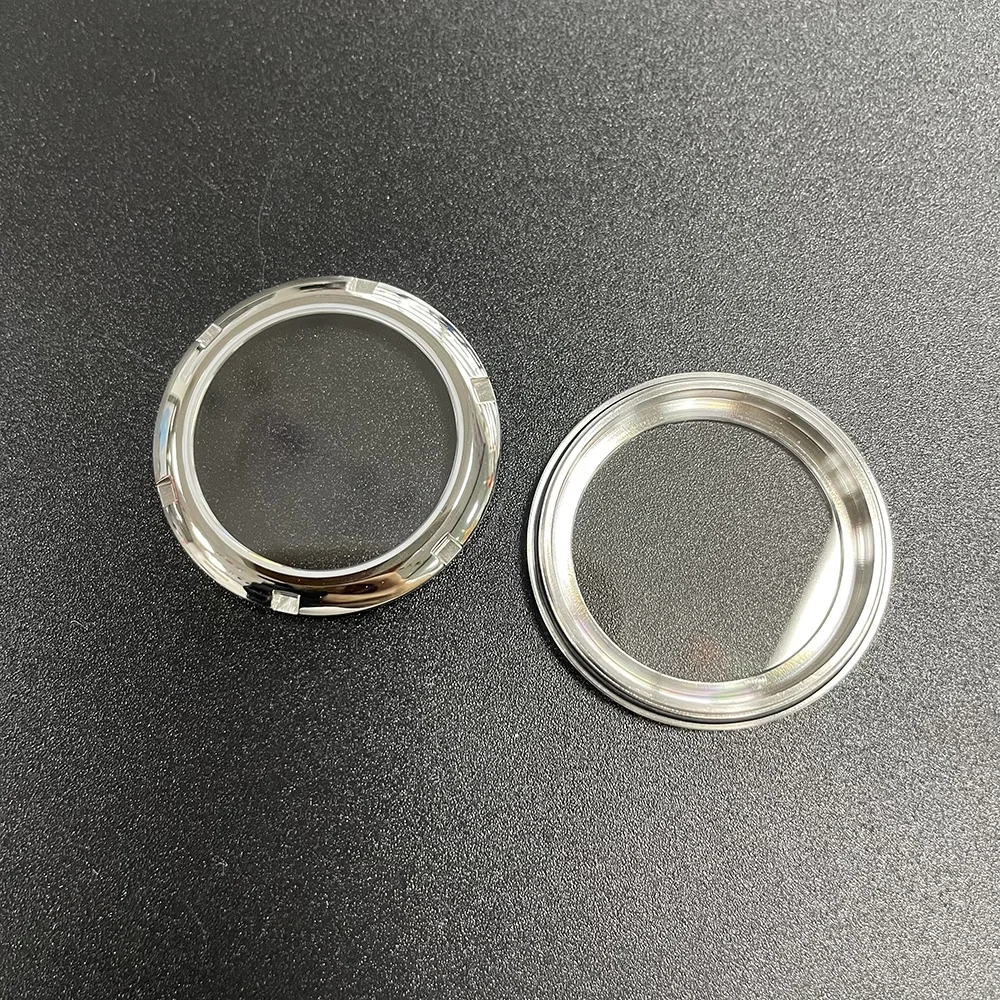 Ready to ship, 316L stainless steel clear watch, sapphire crystal back, in stock, fits NH35/NH36/NH38