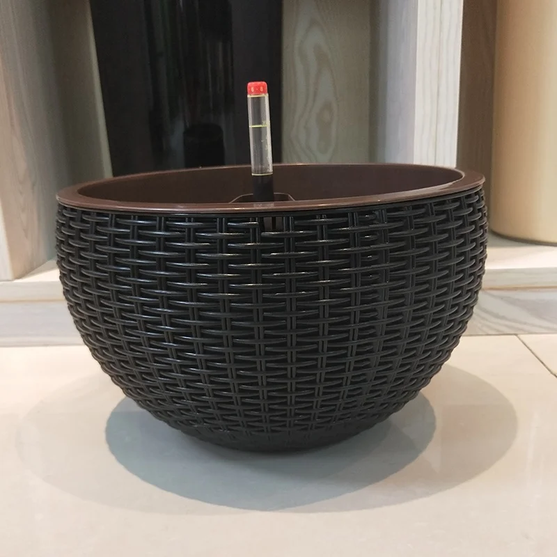 Оптовая продажа декоративные домашние балконные садовые горшки для растений цветов пластиковые подвесные корзины на открытом воздухе