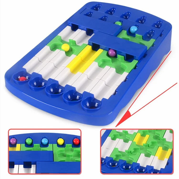 Kids logic maze puzzle finding route DIY puzzle desktop toys board game educational toys