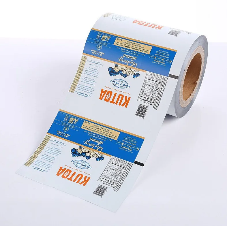 Flexible printing food grade laminated packaging film roll