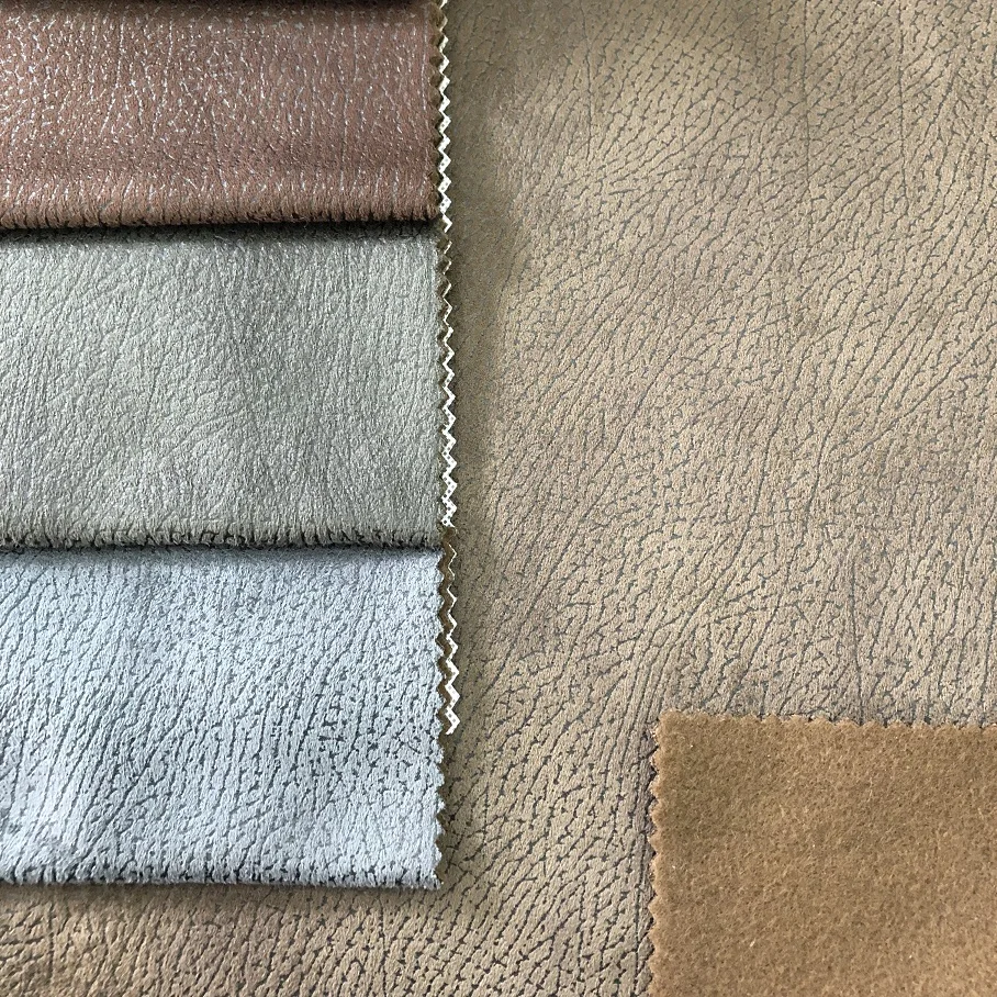 High quality wholesale custom 100% polyester waterproof holland printed velvet flock fabric of sofa