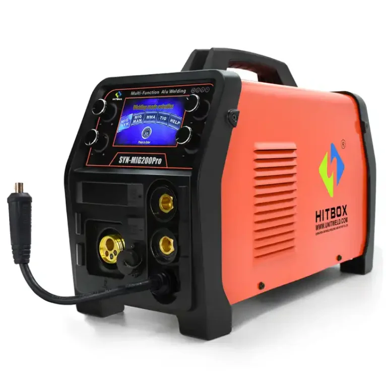 For Copper And Cast Iron Steel Metal MIG MAG TIG Portable MIG200DP Inverter Welding Equipment Arc Welders Welding Machine