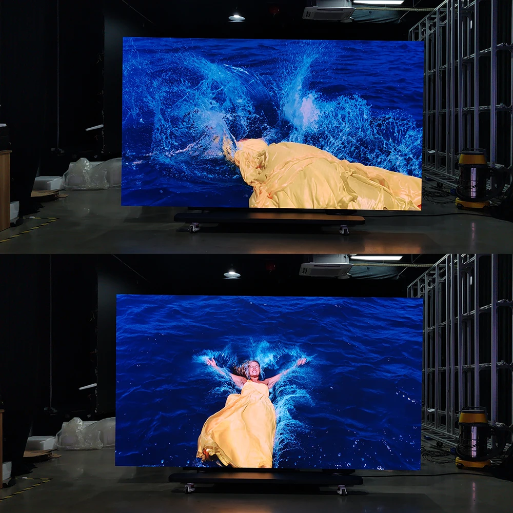 P1.25 P1.56P1.875 Mobile Led Video Wall System Rental Indoortelevision 138 inch smart tv paper thin led screen