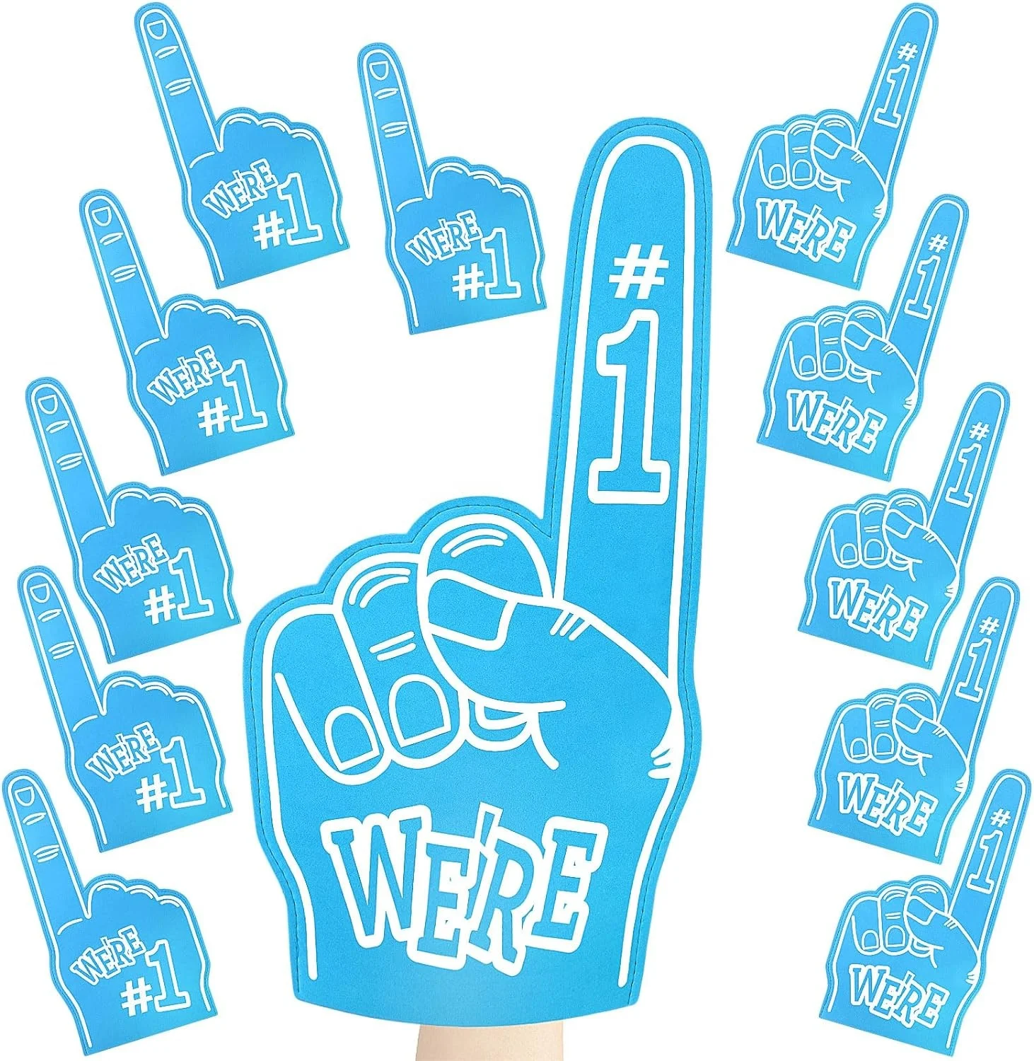 NUOXIN Wholesale 18 Inch EVA Giant Sport Foam Finger Custom Finger Wholesale for Events Football Games