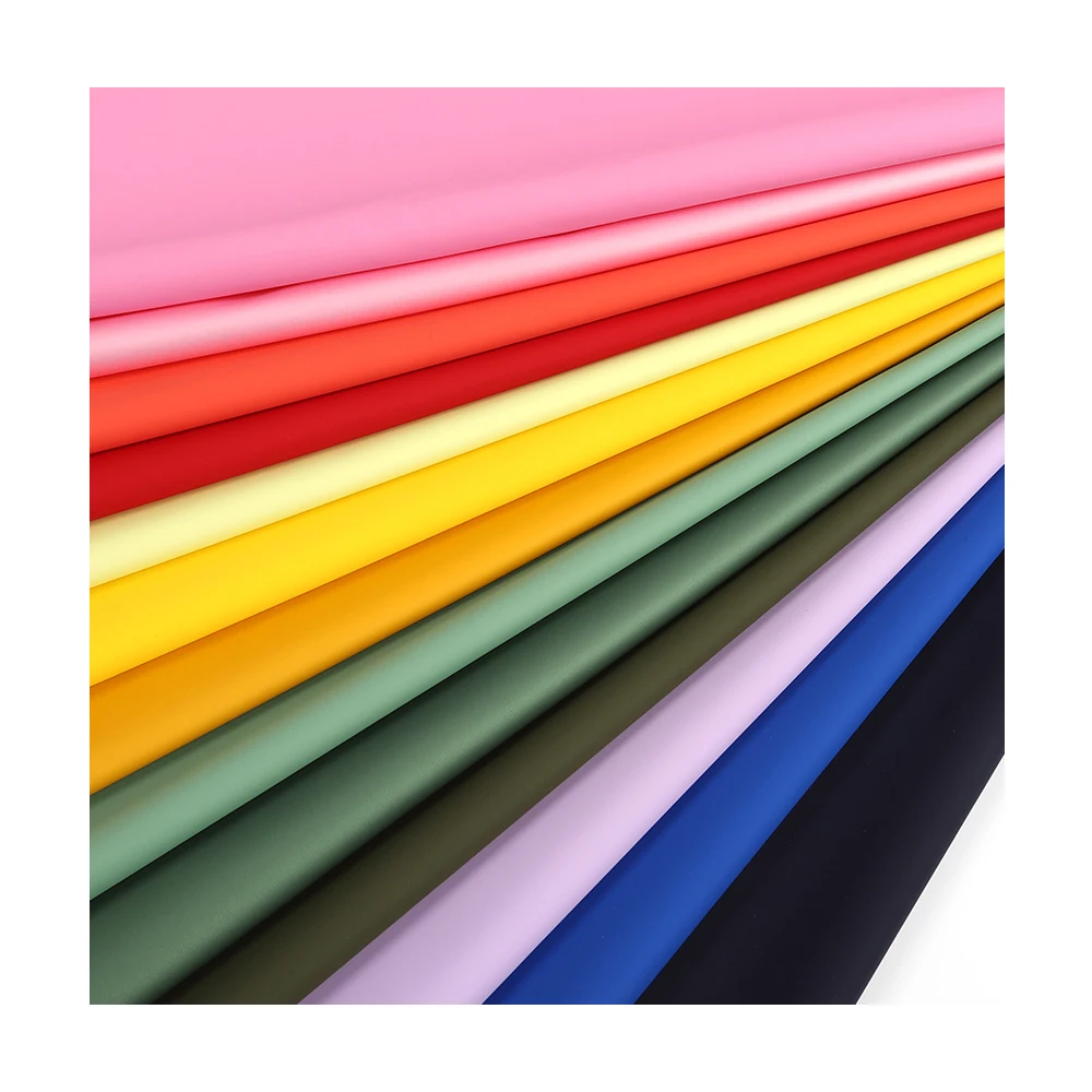 Дешевый водонепроницаемый дождевик из искусственной кожи, уличная куртка из искусственной кожи, ткань из искусственной кожи