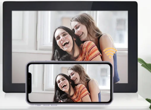  Высокое качество IPS экран Android и IOS поддержка цифровой фоторамки 10 дюймов с