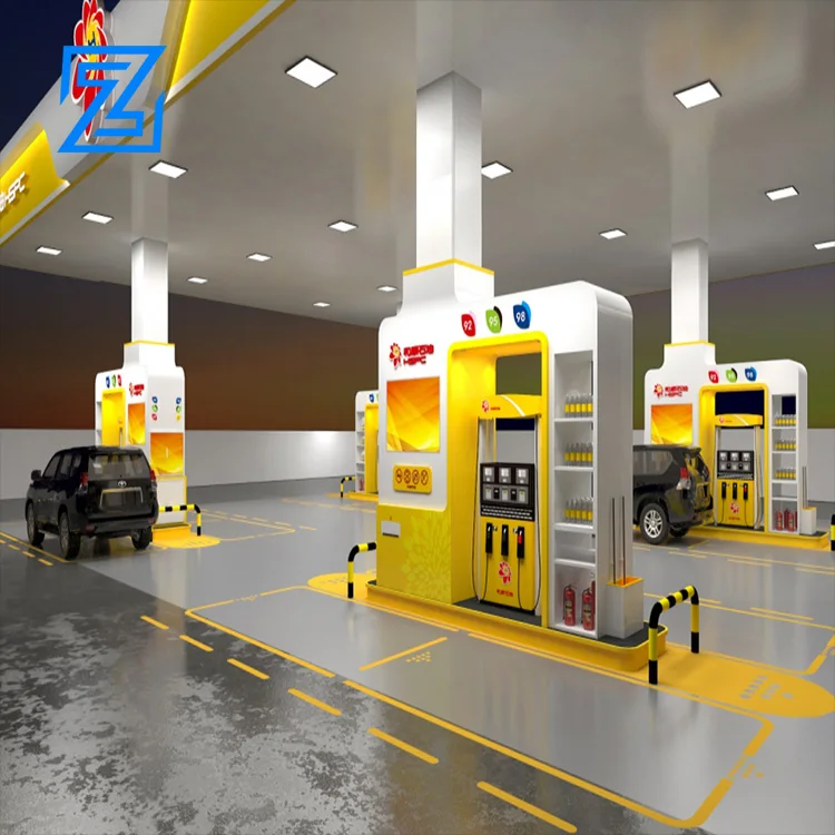 gas station illuminated pylon signs gas station canopy design