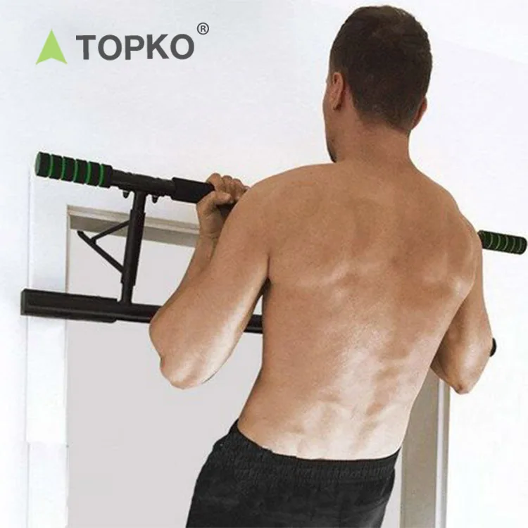 TOPKO Упражнение двери настенное крепление выдвижной бар горячая Распродажа дома Черный Шанхай долговечный Пользовательский логотип доступен принять 100