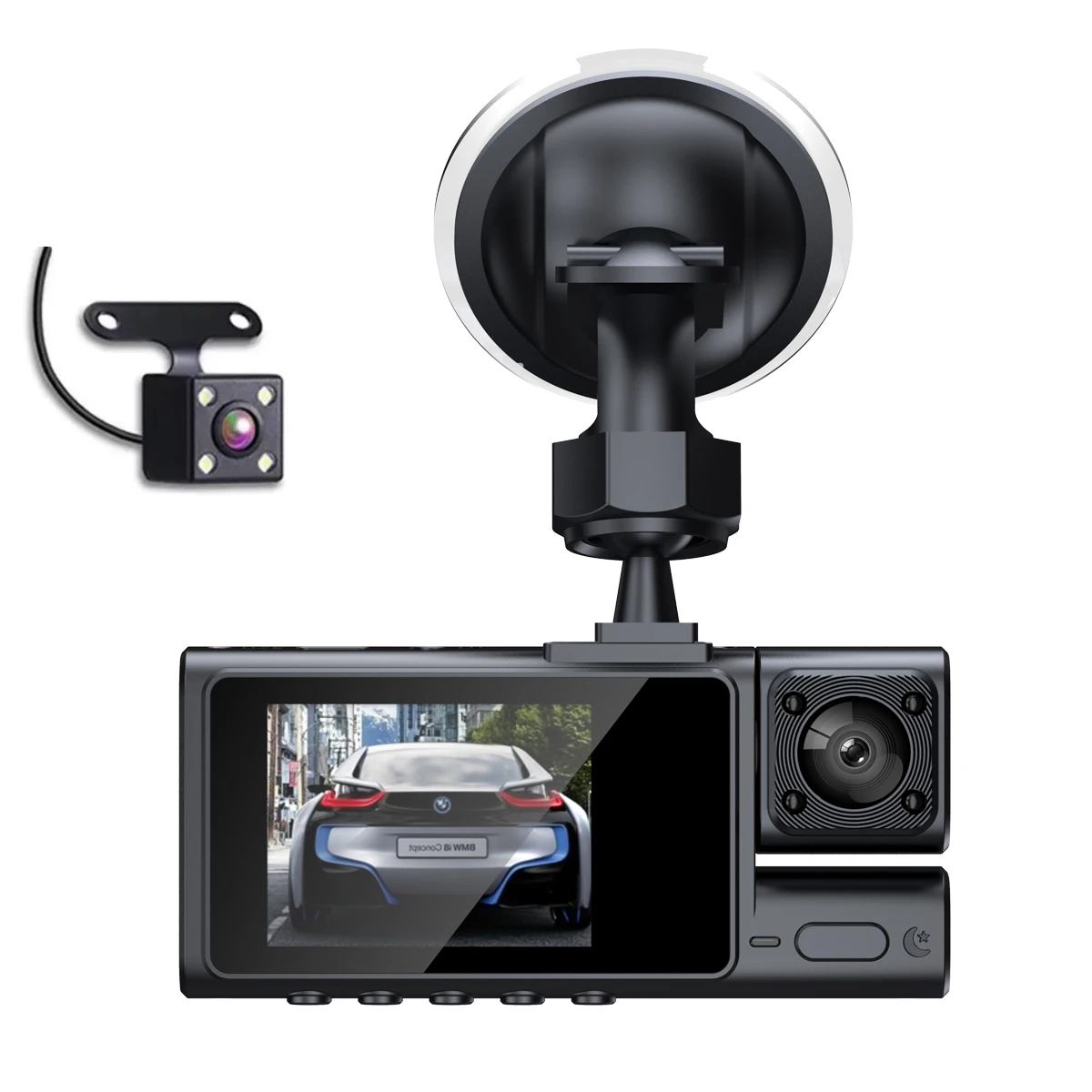 2 Inch New 1080P WiFi Car Black Box Digital DVR Camera 3 Channel Road Security Video Recorder