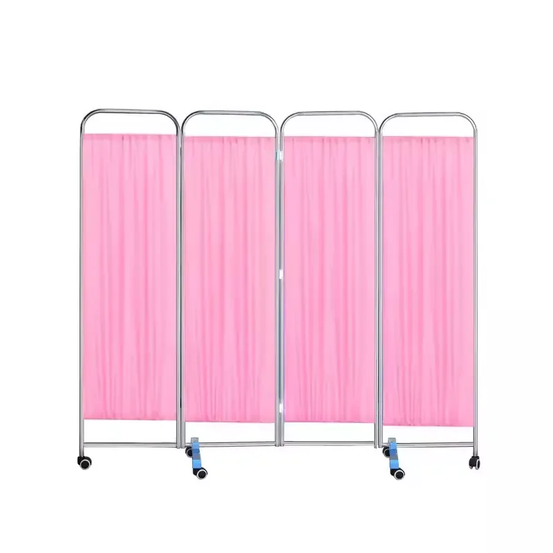 High Quality Fabric Thickened Flame Retardant Waterproof Hospital Medical Folding Screen
