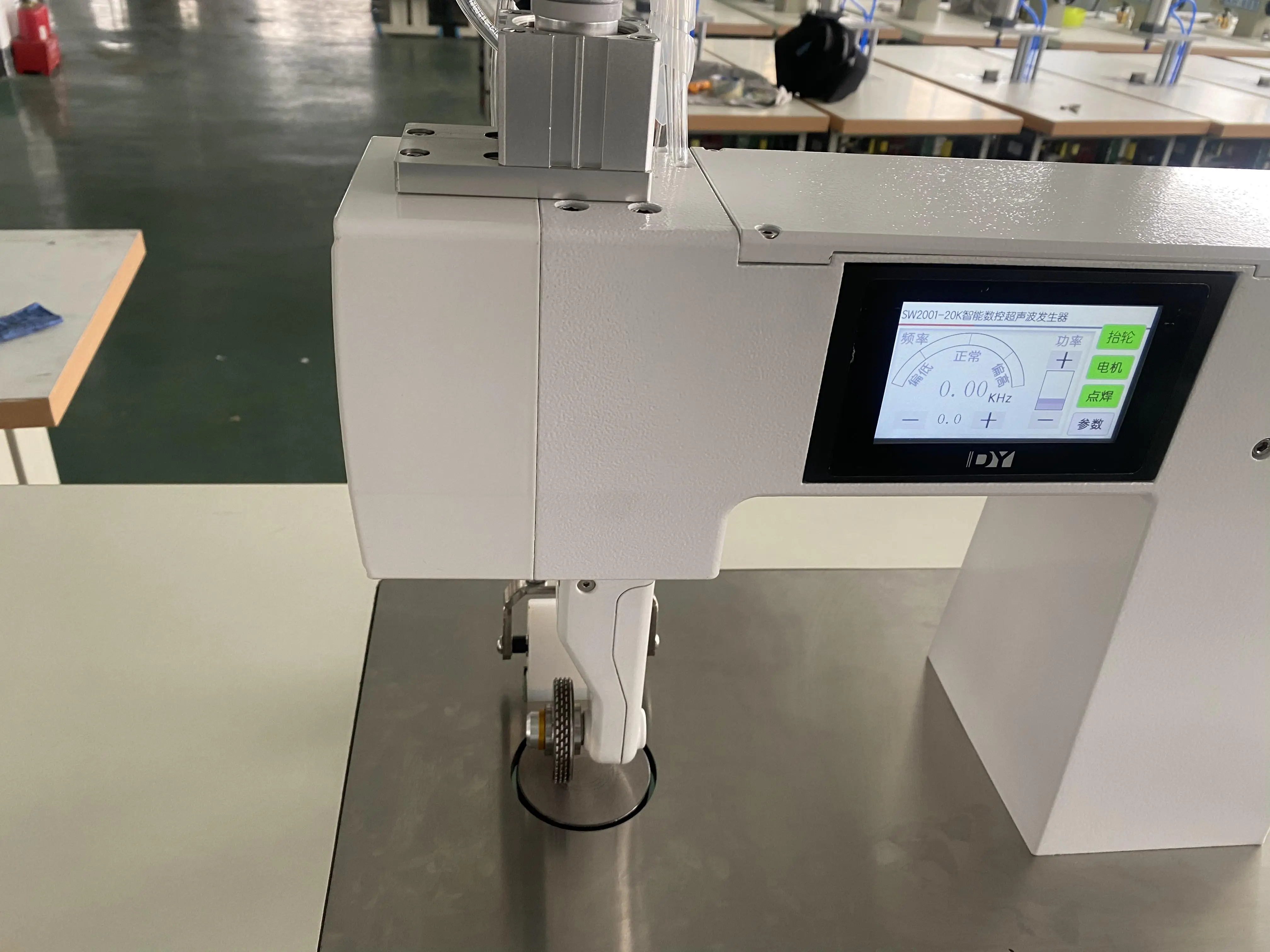PVC semi-automatic Ultrasonic lace machine for non woven bag