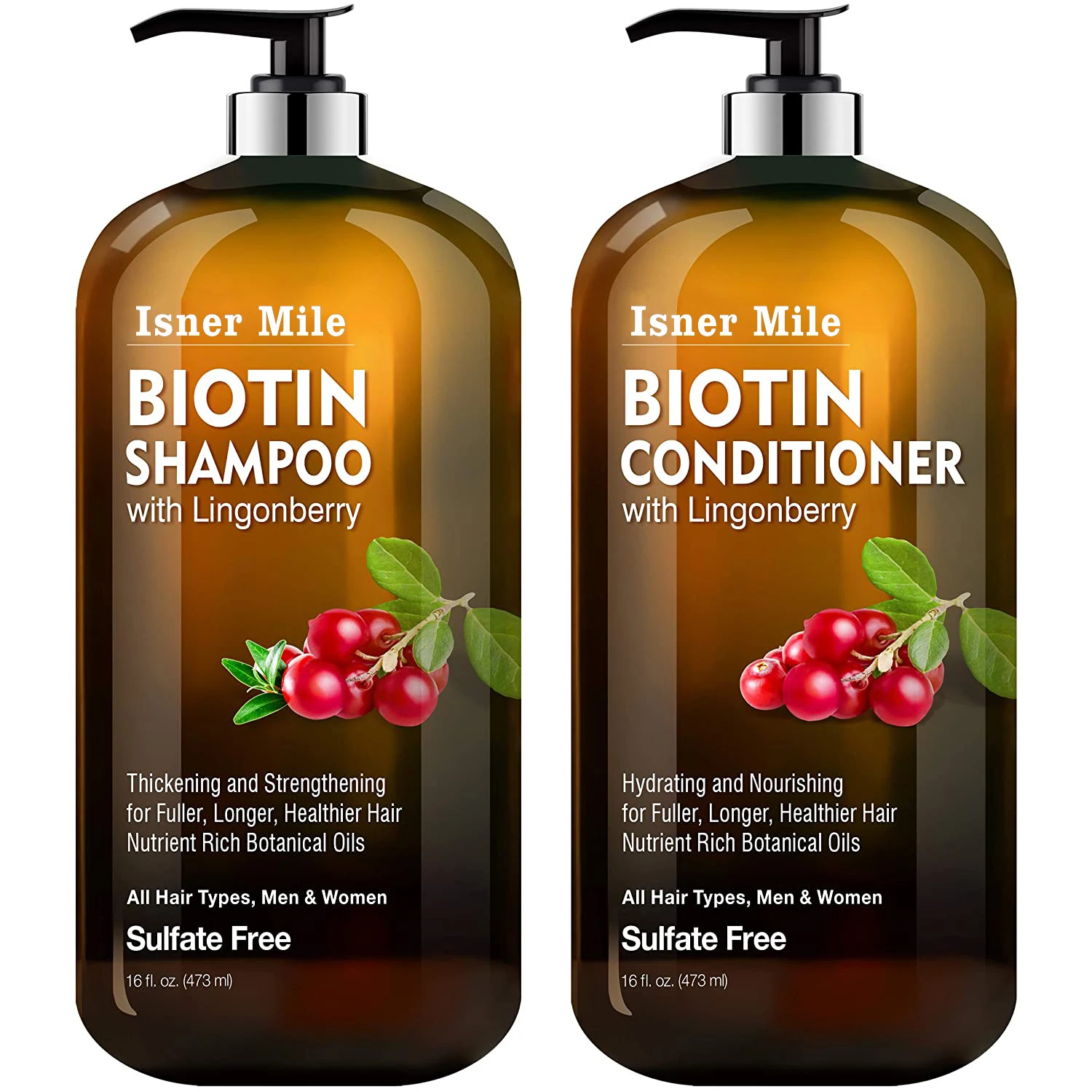 High Quality Hair Thickening Products Organic Biotin Shampoo and Conditioner for Men & Women