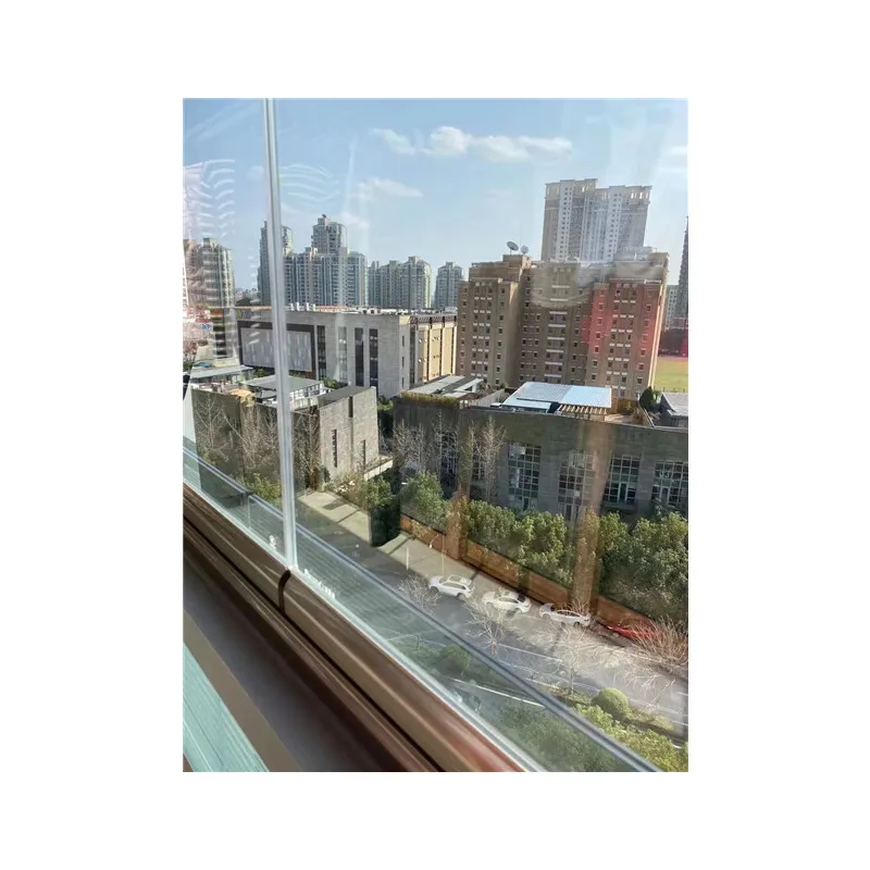 Frameless Glass Curtain Wall for Terrace Glazing glass balcony glazing system