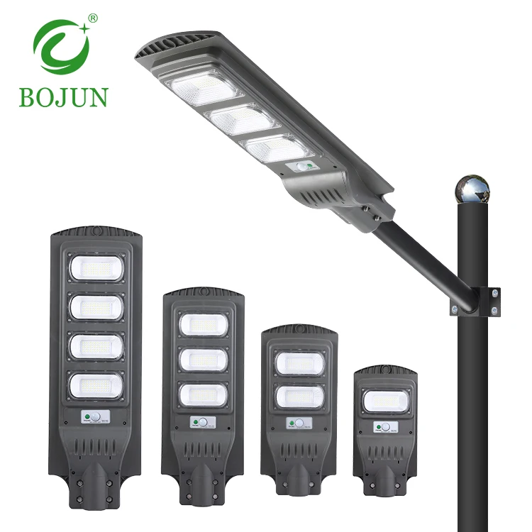 High Lumen Outdoor Highway SMD 30w 60w 90w 120w 150w All In One Integrated Solar Streetlight