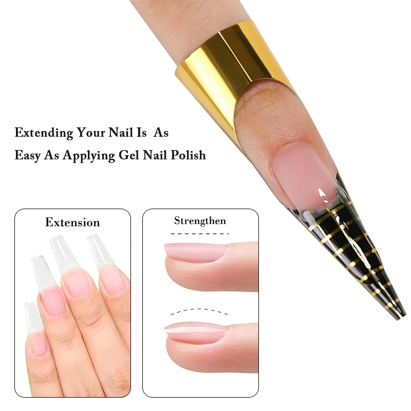 New arrivals OEM private label acrylic uv soft gel extensions kit poly nail gel set all for quick extension