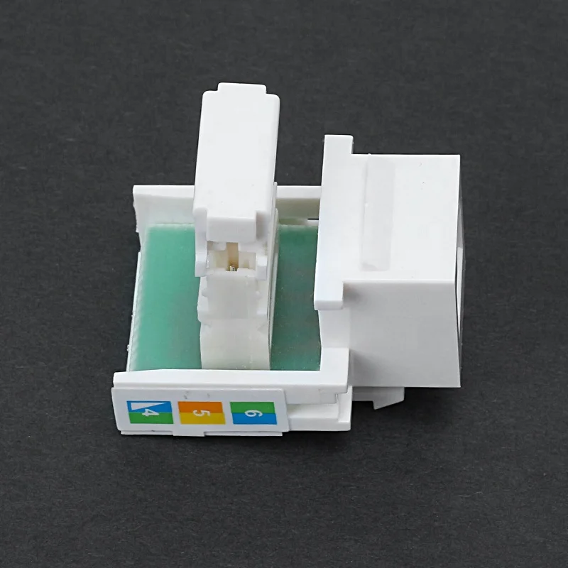 CAT3 UTP RJ11 6P4C Telephone Keystone Jack