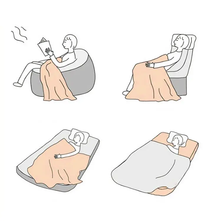 Brand New High Quality Tie Dye Print Double Lamb Wool Faux Fur Plush Luxury Pile Blanket