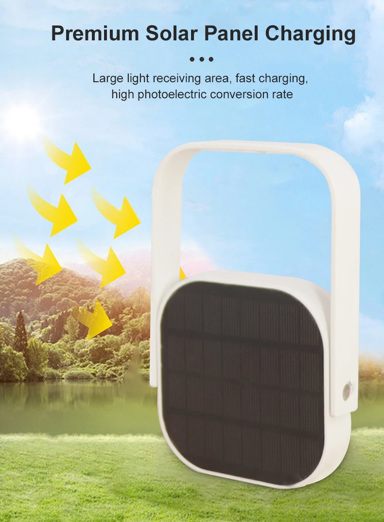 New minimalist white cordless outdoor lamp solar waterproof thin led table touch lamp for outdoor party camping