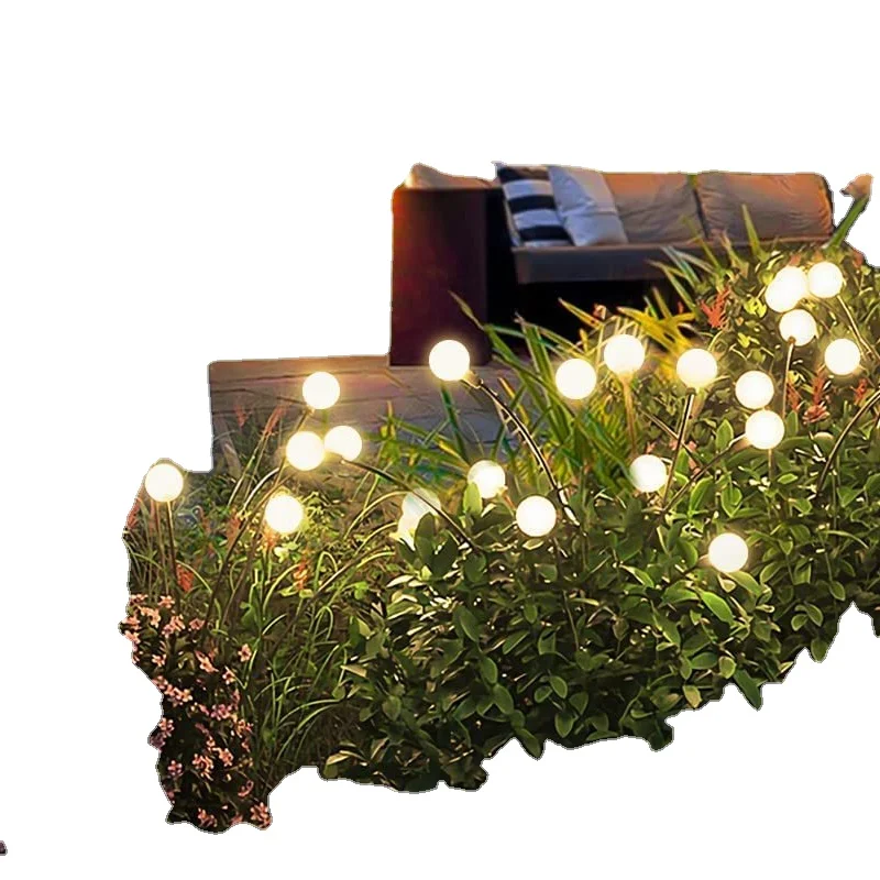 New solar lawn lights Outdoor garden Chinese -style land plug -in balcony solar lawn light wholesale courtyard