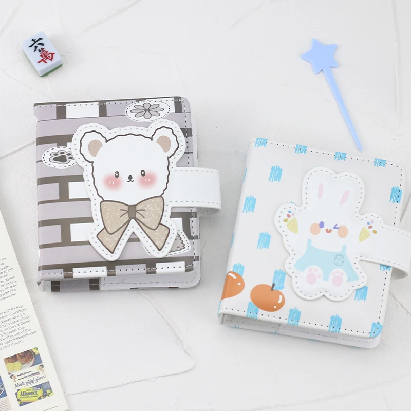 Фотоальбом с милыми животными на магнитной застежке из ПУ для 2*3 дюймовых фотографий/kpop фотокарт 36