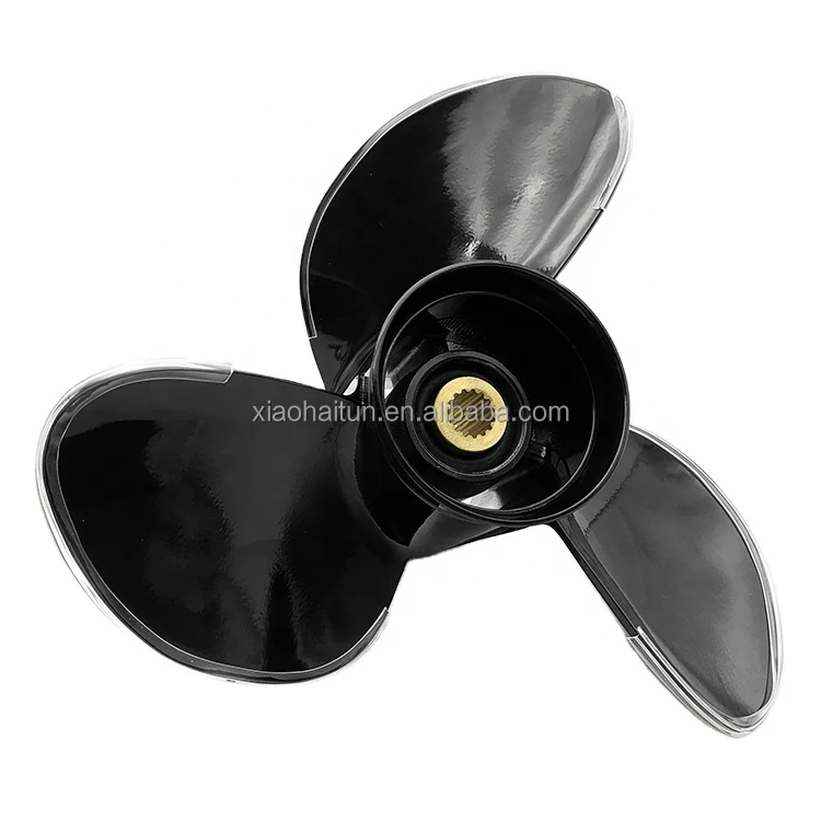 Aluminum alloy black marine propeller with  3 Blades marine propeller  Marine Outboard Propeller