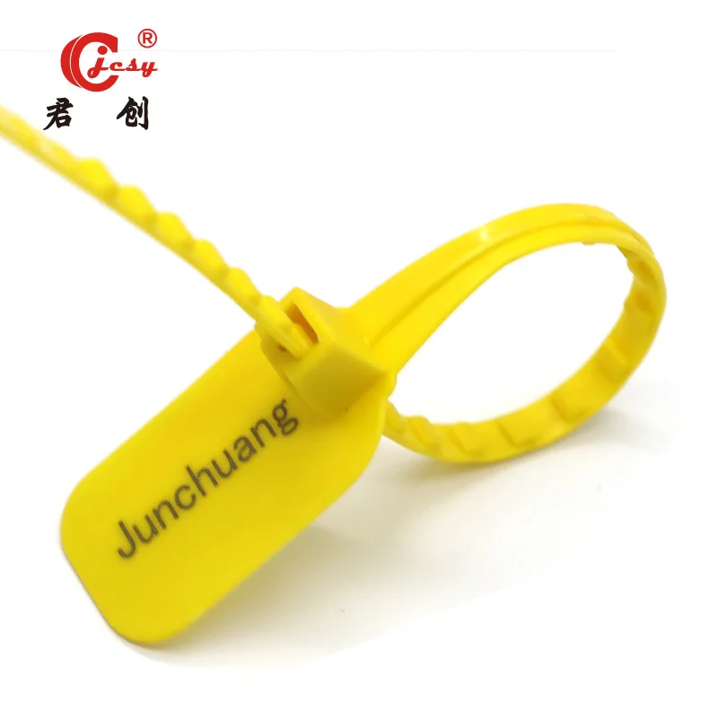 JCPS119 plastic container hot seal plastic security seals plastic strap seal