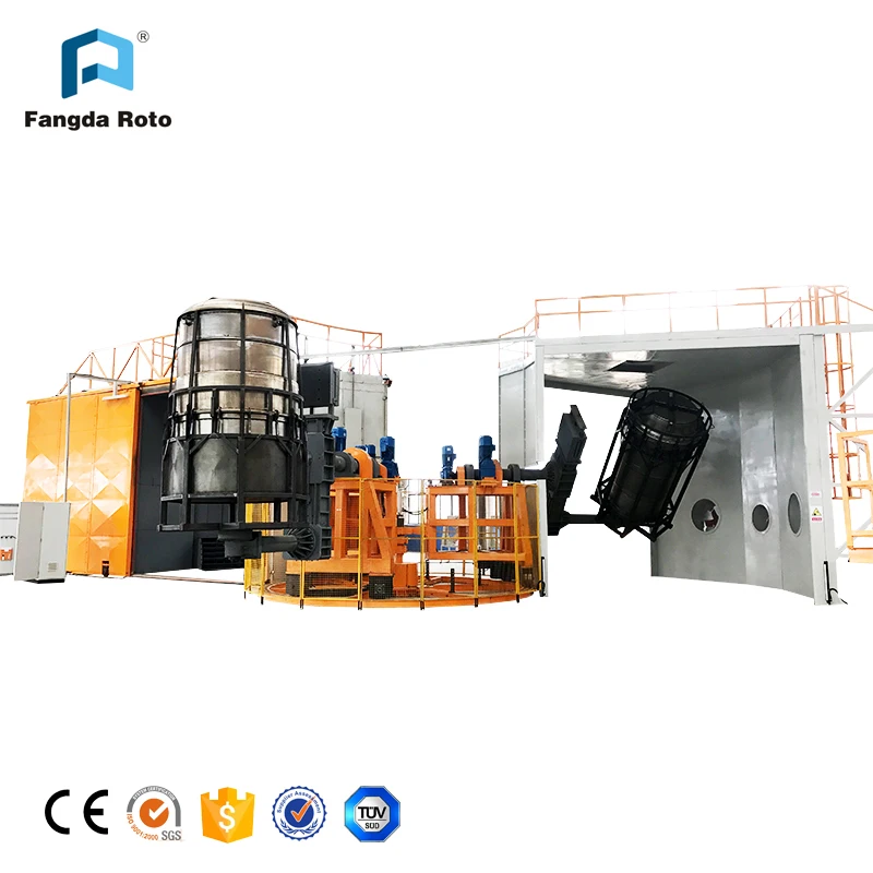 Бренд Fangda, многорычажный карусель, машина для ротоулдинга