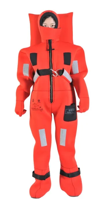 CR Expanded Neoprene Composite Cloth 5mm Immersion Suit For Marine Survival Suit