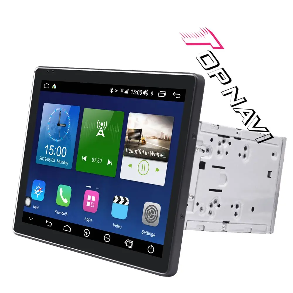 10.1 IPS Inch Vertical Screen Car Multimedia Player 2 Din Universal Car Video GPS Navigation 4G LTE Car Radio
