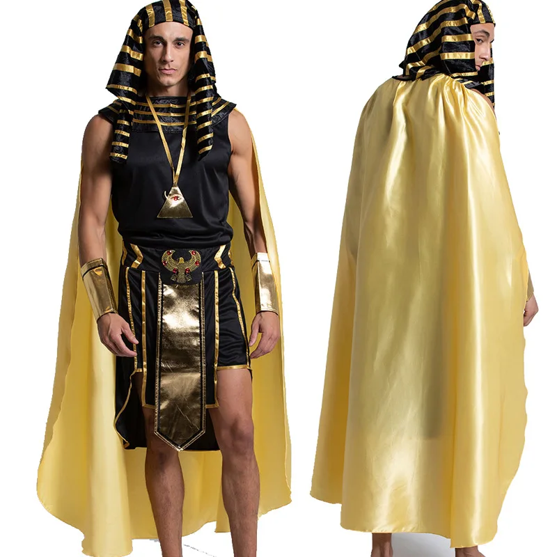 Оптовая продажа, мужской костюм старого египетского принца для вечеринки, костюм для выступления на ТВ