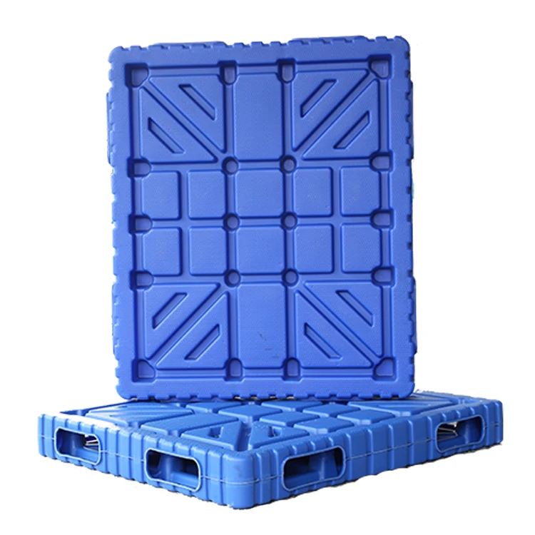 Wholesale Customization warehouse durable heavy duty two-sided blow molding euro pallet hdpe pallet plastic pallet