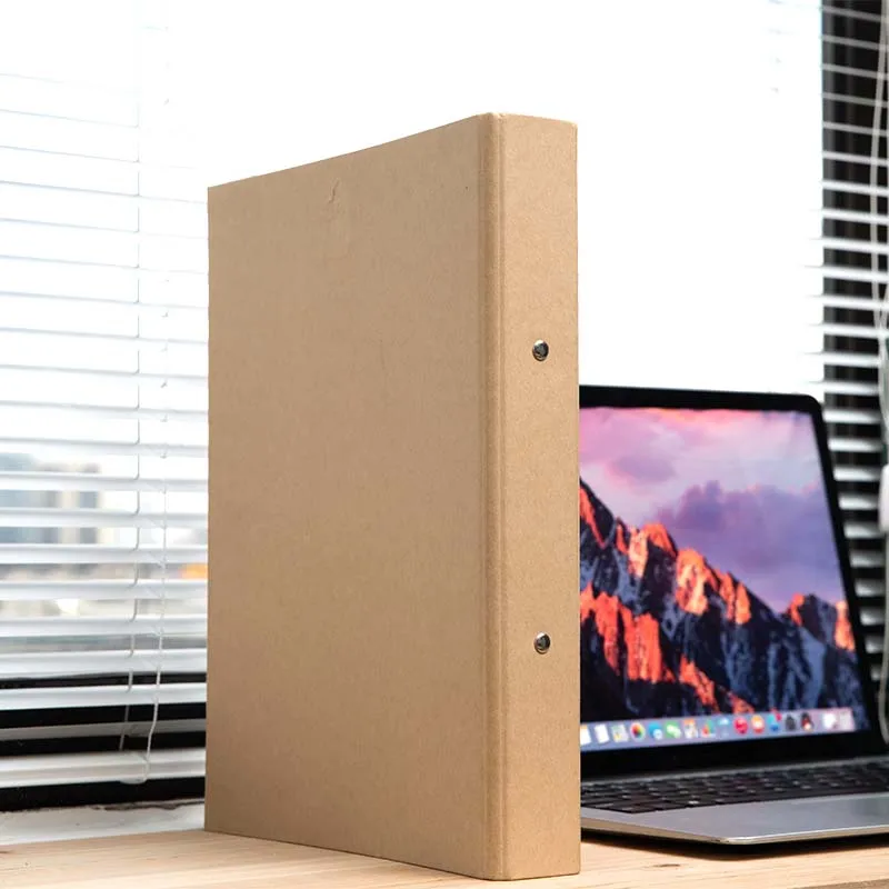 Hardcover Custom Binders Oem Logo Expanding File Folder Paper File Pockets Filing Folder With Binding Ring