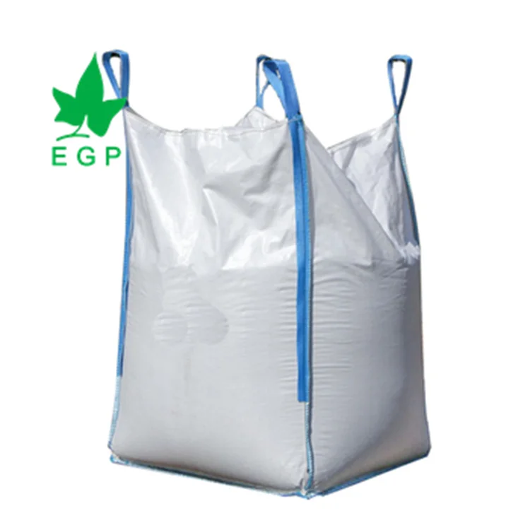 EGP China factory PP FIBC big jumbo bag High quality Woven Bag 1 ton 1.5 ton 2 ton top Skirt duffel filling spout customize