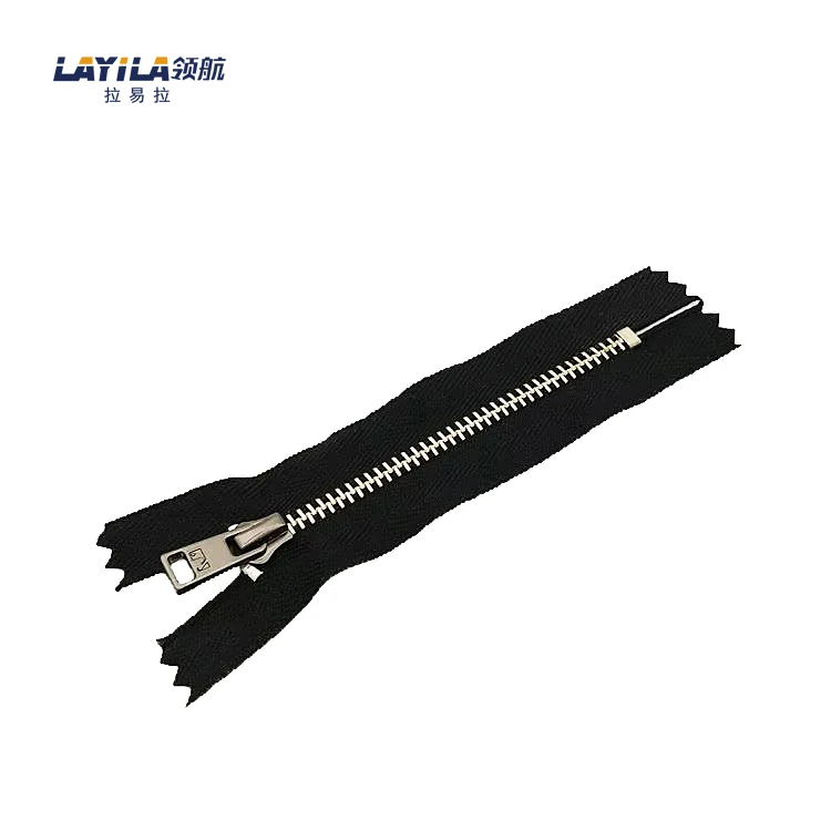 Top Selling High Quality Black Teeth Metal Zipper