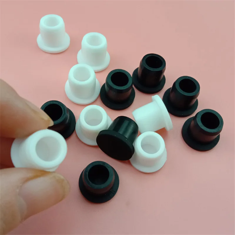Customized Color Silicone Rubber Stoppers Heat-Resistant Rubber Sealing End Cover Plugs For Electronic Equipment